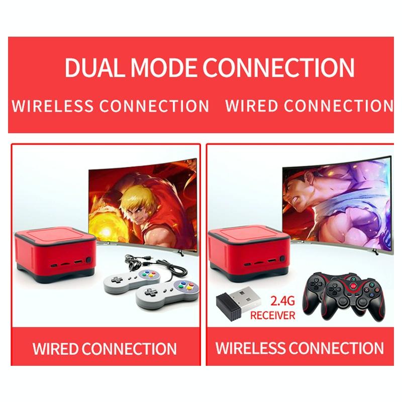 Mini Cube Arcade Console With 16G Tf Card And Gray Controllers-1915198278522245128