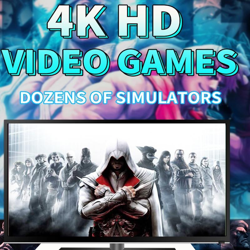 Mini Cube Arcade Console With 2.4G Controllers - 64G Tf Card Support-1915197261776818178