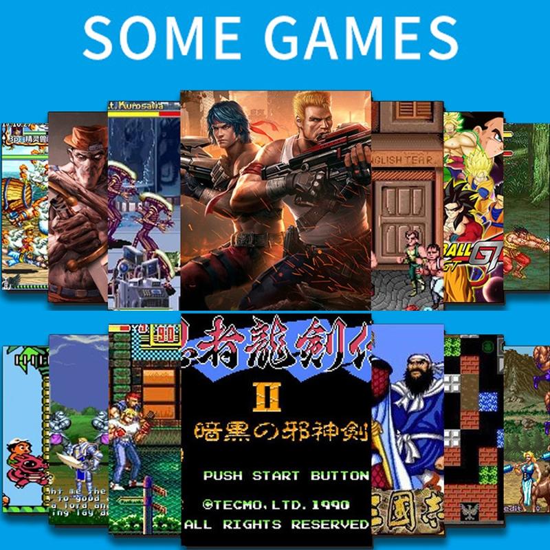 Mini Cube Arcade Console With 2.4G Controllers - 64G Tf Card Support-1915197261776818183