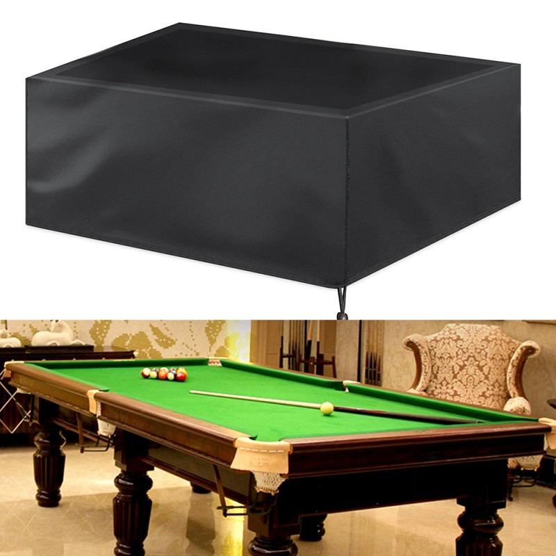 Water-Repellent Billiard Table Cover - 287X155X82Cm - Black-1915196650926772225