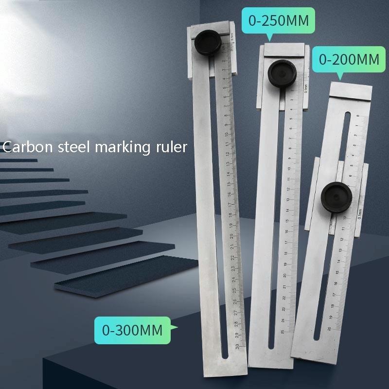 Portable Woodworking Scribing Ruler - 0-200Mm-1915198284851449857