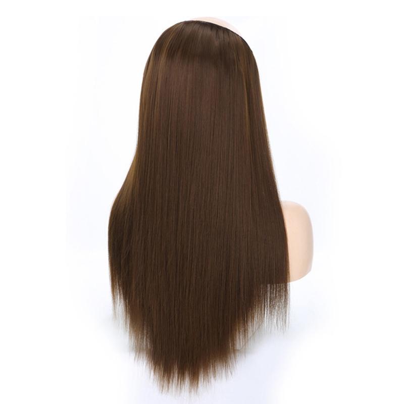 U-Shaped Long Straight Half Wig Headgear In 8 Colour Options-1915197040892186626