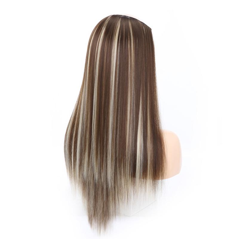 10 U Shaped Half Wig - Long Straight Headgear In 8H613 Colour-1915198408075907073