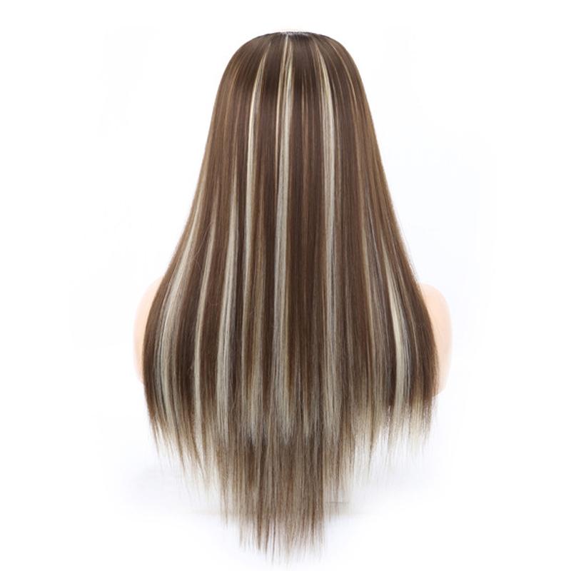 10 U Shaped Half Wig - Long Straight Headgear In 8H613 Colour-1915198408075907075