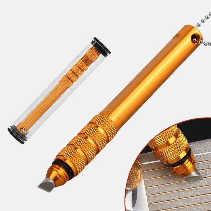 Flat Knife Golf Club Groove Cleaner - For A Clean Face-1915198333668954112