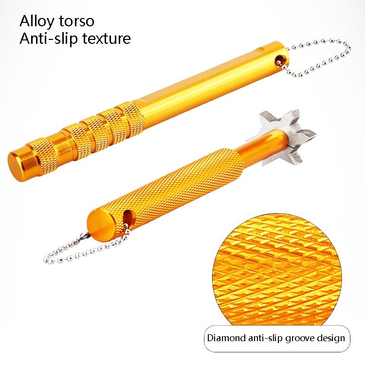 Flat Knife Golf Club Groove Cleaner - For A Clean Face-1915198333668954115