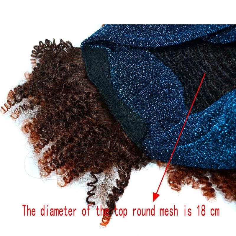 Explosive Style Curly Headscarf Wig - Small Size-1915197429402177542
