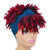10 Gradient Small Curly Headscarf Wig In 1B Colour-1915198389650329602