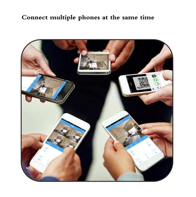 Small Wireless Security Camera With Night Vision - 1080P 5Ghz Remote - Matte Black-1964932166982963203