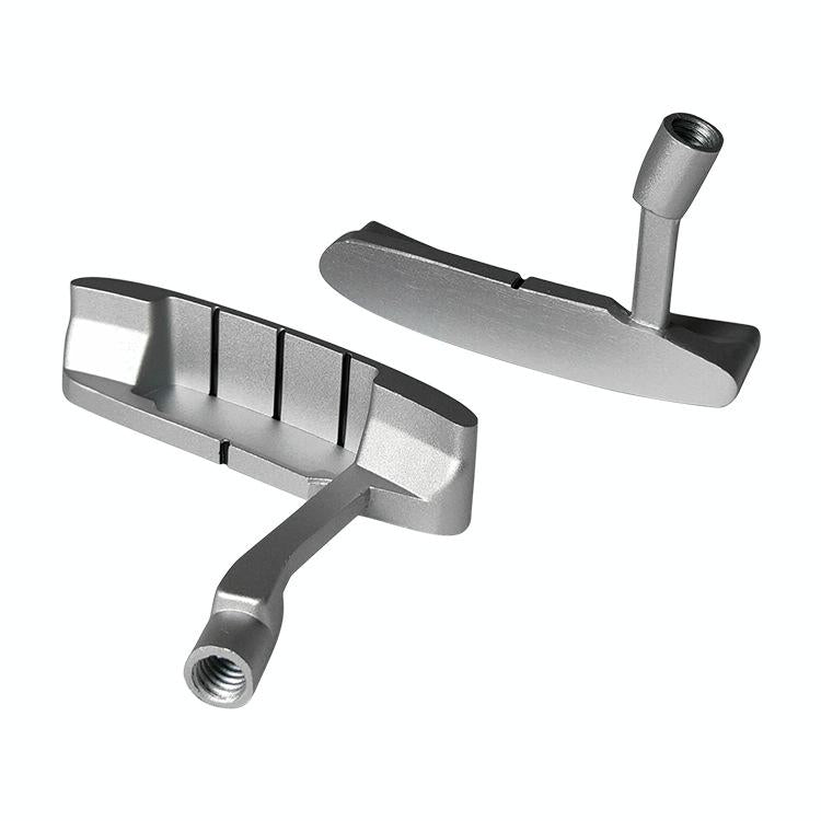 Kids Golf Putter Head - Single-Sided Zinc Alloy Practice Putter - Silver-1964932216446390273