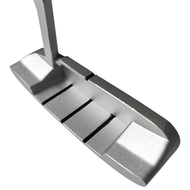 Kids Golf Putter Head - Single-Sided Zinc Alloy Practice Putter - Silver-1964932216446390276