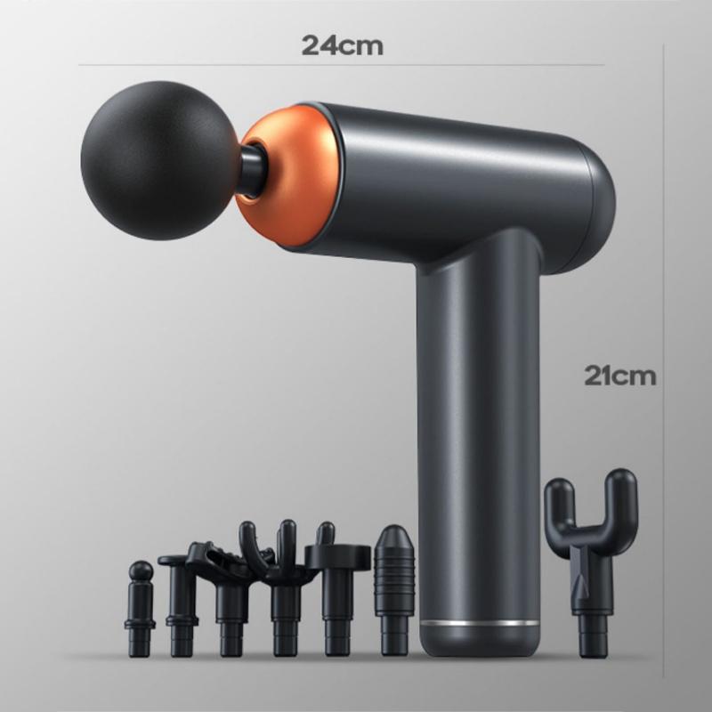 Black Storage Model Fitness Massager - Relax Muscles-1915198153473265665