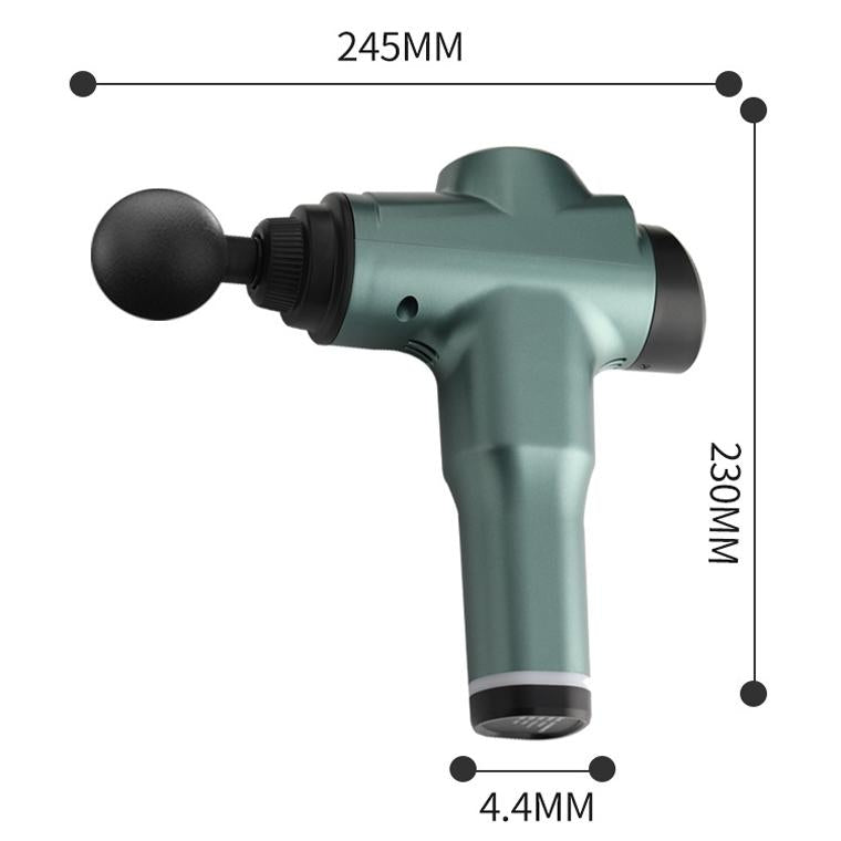 Portable Fascia Massage Gun For Muscle Relaxation - 12 Gears Black-1915196532290883585