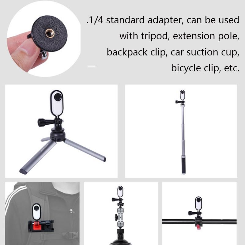 Aluminum Alloy Mini Tripod For Insta360 Go Dji Action And Gopro-1915197632767201281