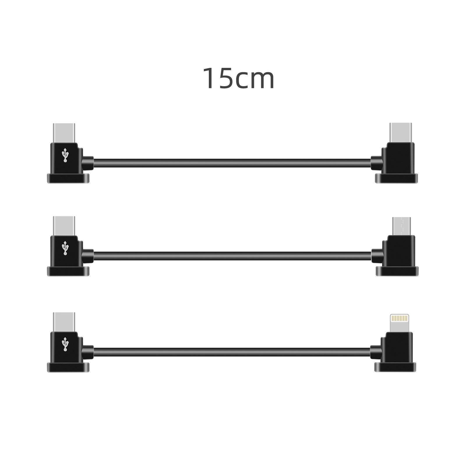 15Cm Type C To 8 Pin Cable For Dji Mavic Air 2S / Fpv Flight Glasses V2 / Mini 2 / Pocket 2 Mobile Devices-1915198318032588801