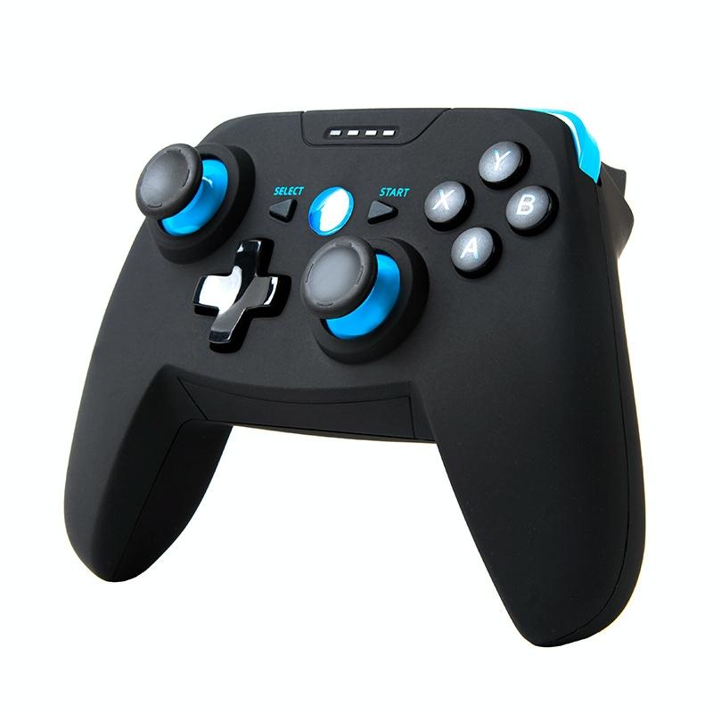 Wireless Game Controller For Android / Ios / Pc / Ps3 - 2.4Ghz & Bluetooth 4.0 - Blue-1915197532955348998