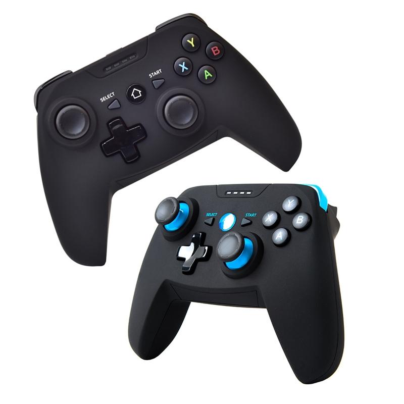 Wireless Game Controller For Android / Ios / Pc / Ps3 With Bluetooth 4.0 &amp; Bracket - Blue-1915197653088604161