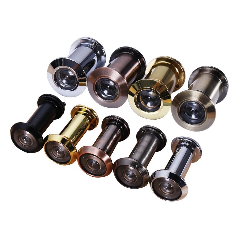 2-Pack Wide-Angle Security Door Viewer - 200 Degree Hd Glass Lens Anti-Tiny Green Bronze-1915197034730754049