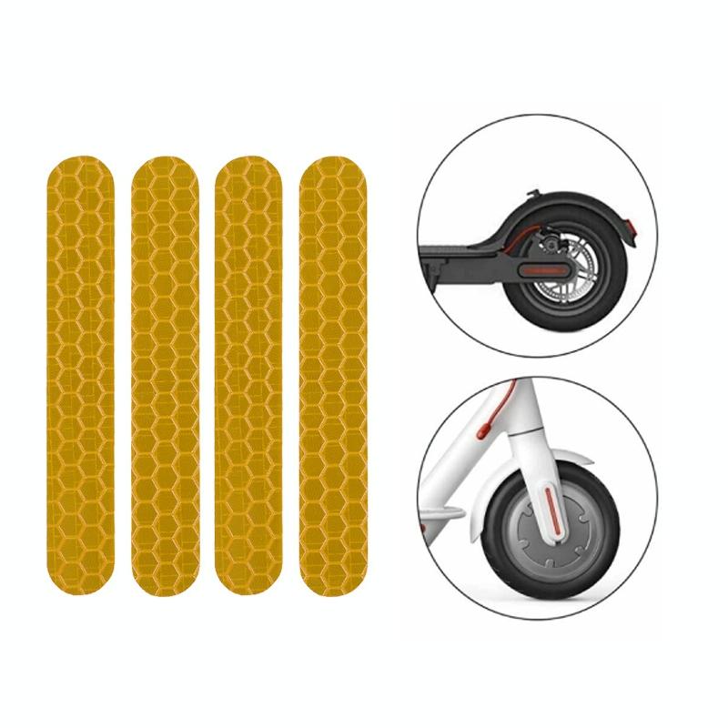 Reflective Stickers For Ninebot Max G30 Scooter - Yellow-1964932255029792768