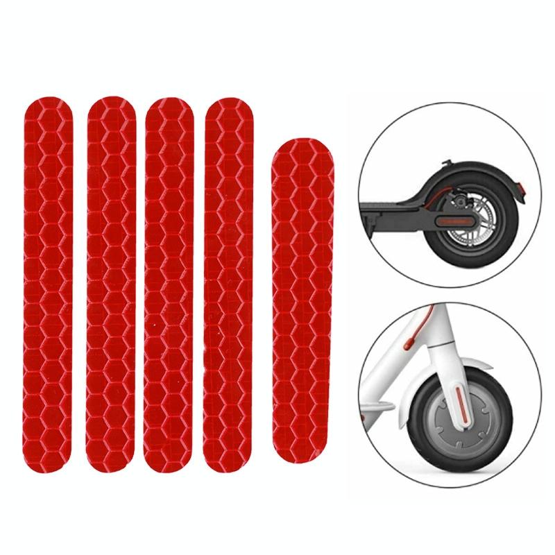Reflective Stickers For Ninebot Es1 Scooter - Red-1964932220598751238