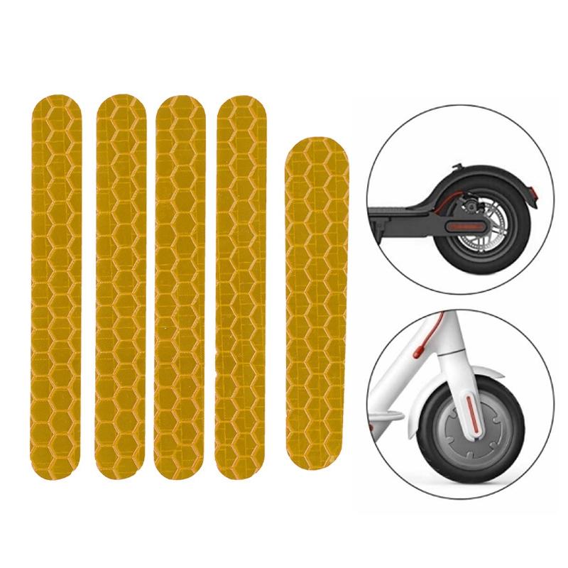 Reflective Stickers For Ninebot Es1 Scooter - Yellow-1964932319609491456