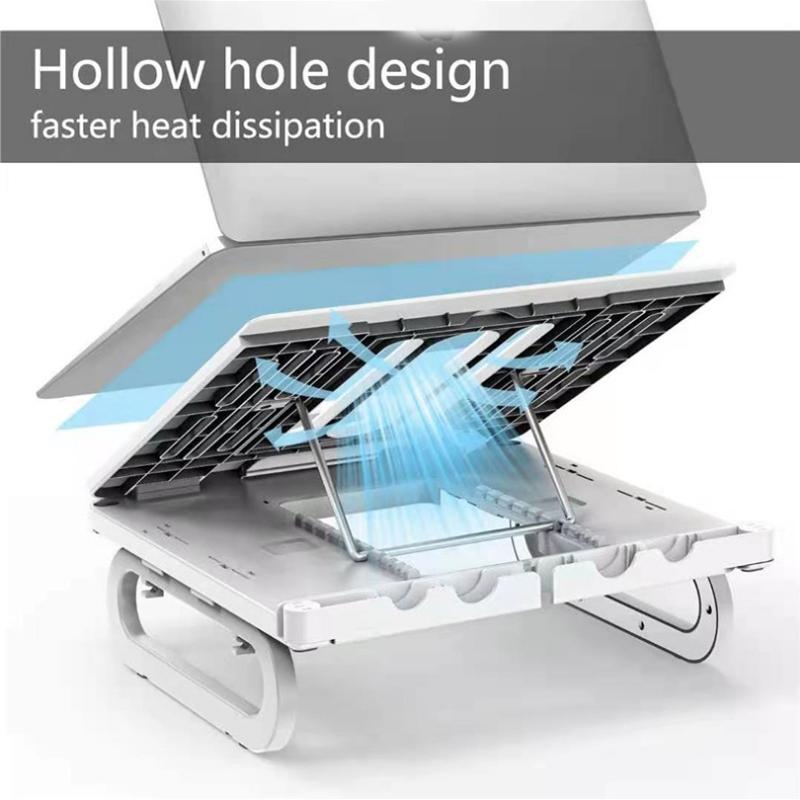 Adjustable Foldable Laptop Stand For Cooling And Ergonomic Lifting-1964932331345154053