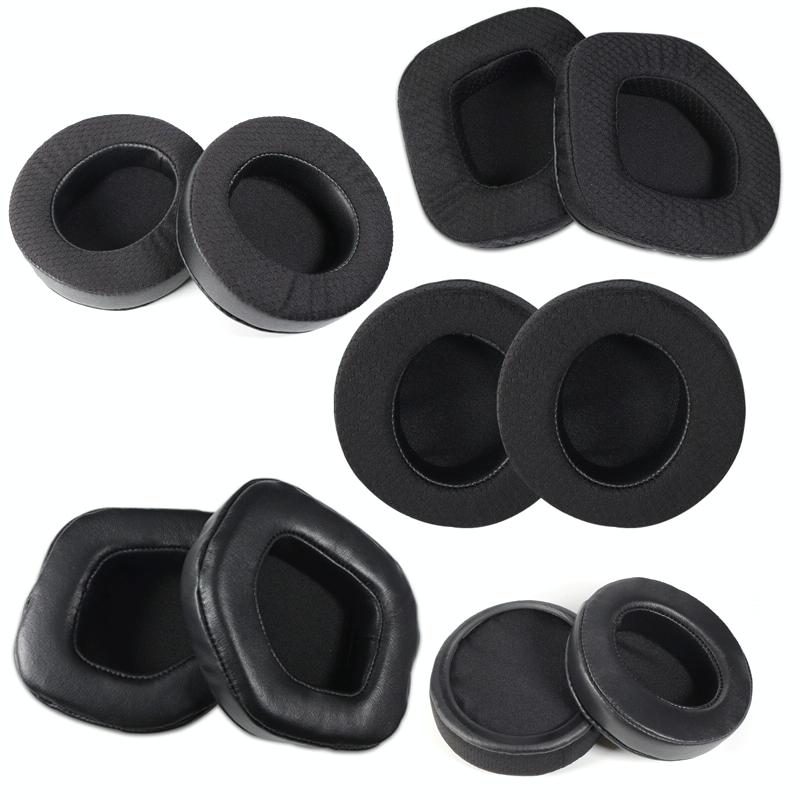 Black Lambskin Headset Covers - 2 Pack For Alienware Aw310H / Aw510H-1915197985940180993