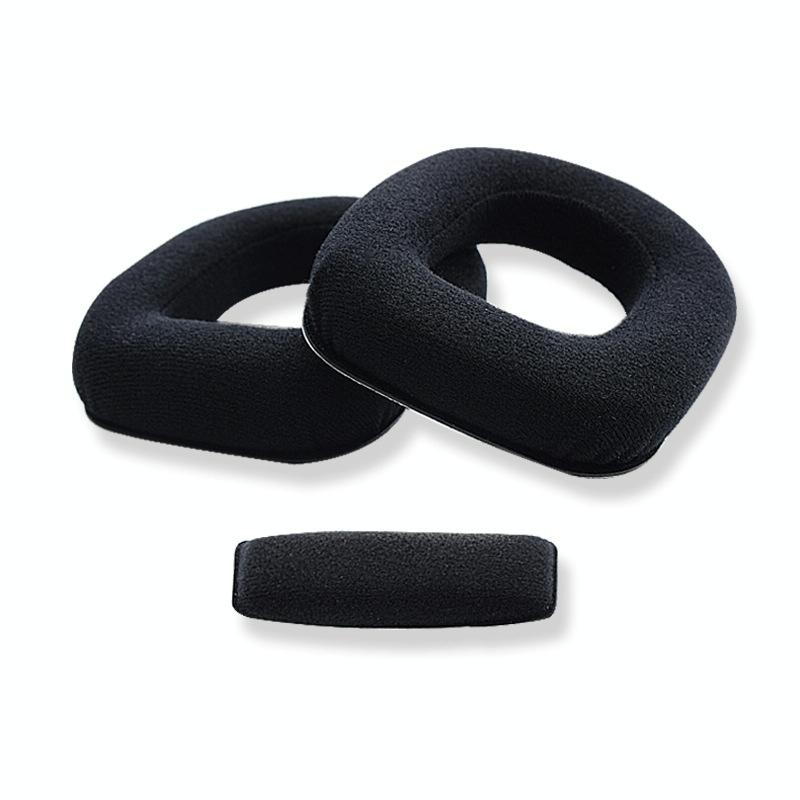2-Pack Flannel Earmuff Covers For Logitech A10 Gaming Headset-1915198306364035074