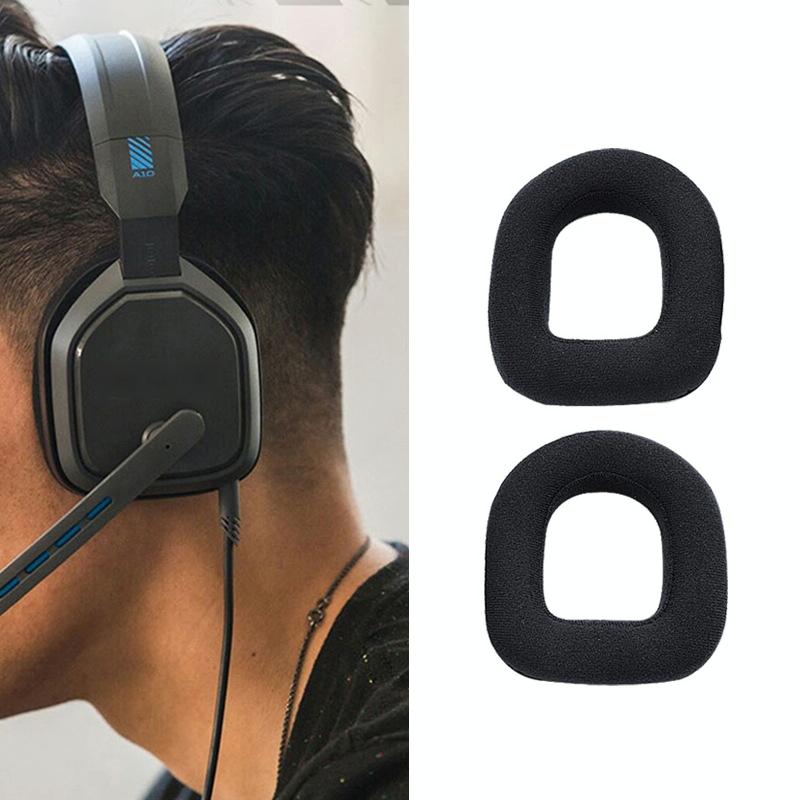 2-Pack Flannel Earmuff Covers For Logitech A10 Gaming Headset-1915198306364035076