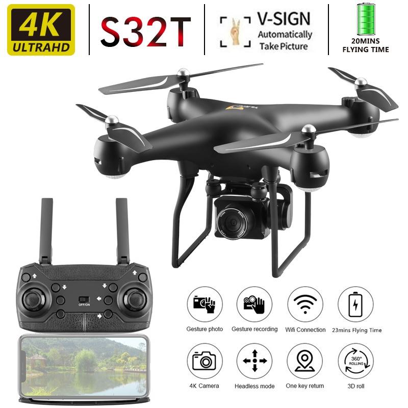25-Minute Hd Aerial Photography Drone With Gesture Control - Black-1915198285023416321