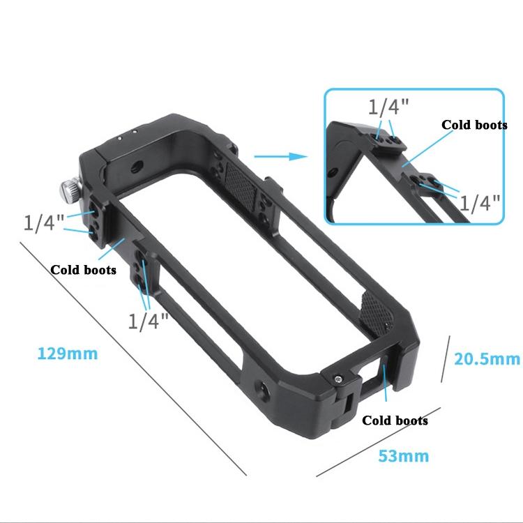 Metal Camera Cage With Cold Shoe For Vertical Protection-1915198360080486404