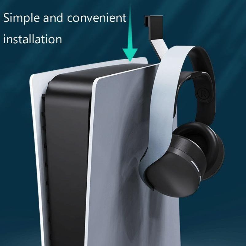 Ps5 Headphone Storage Rack - 3 Pairs Side-Mounted Hook-1915197138585915395
