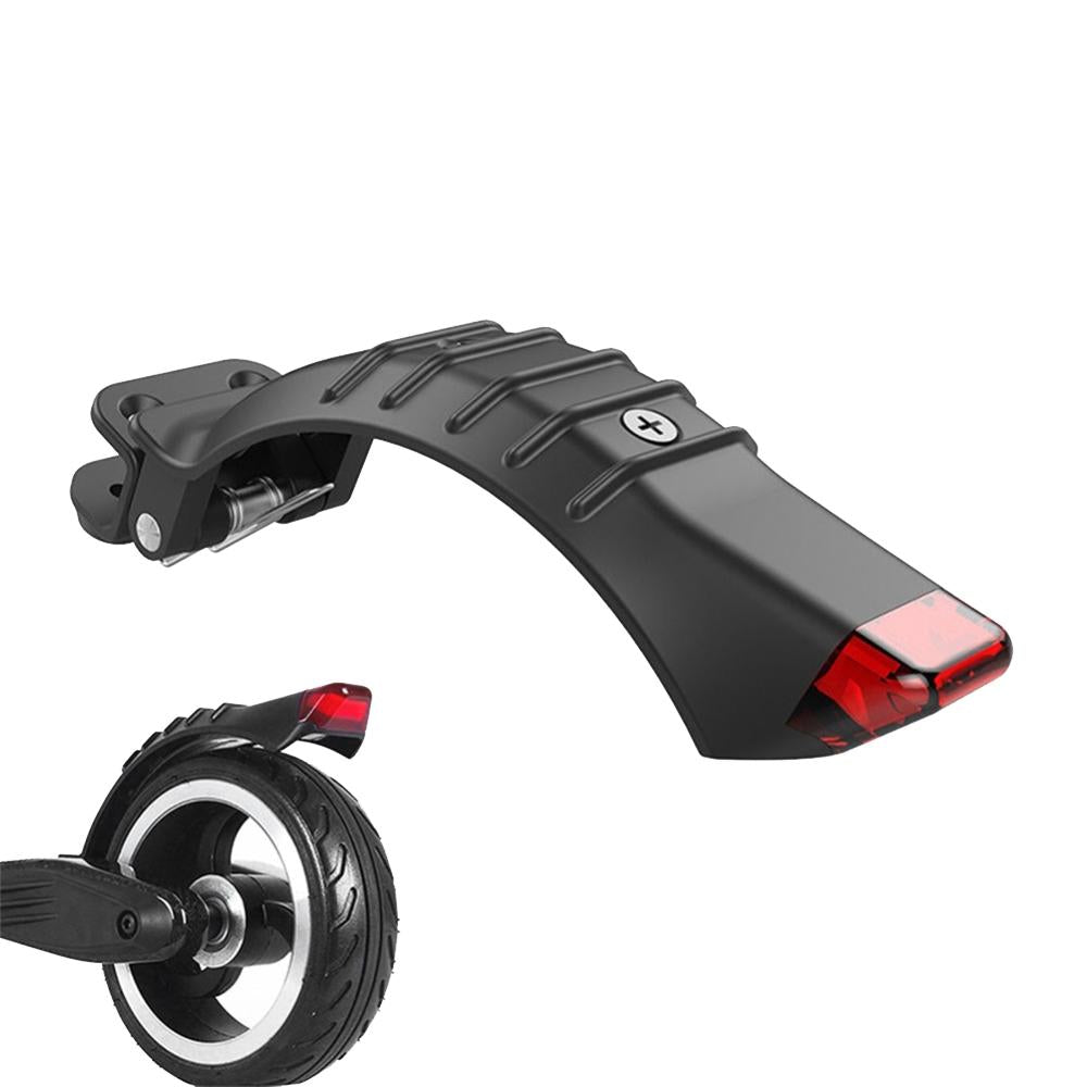 Carbon Fiber Rear Fender With Led Tail Light For Electric Scooters - 5 / 5.5 / 6.5 Inch-1964932210477895686