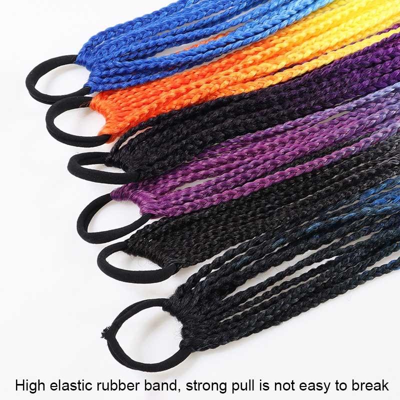 Vibrant Corn Silk Braid Hair Band Wig - Colour 06-1915197986086981634