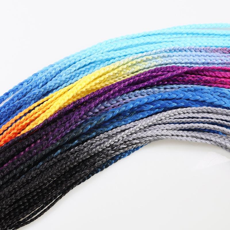 Vibrant Braid Hair Band With Corn Silk Dreadlocks Ponytail-1915197662546759683