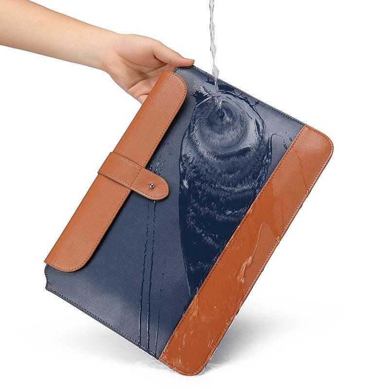 Microfiber Notebook Liner Bag - Wine Red - 11-12 Inch-1915198400056397829