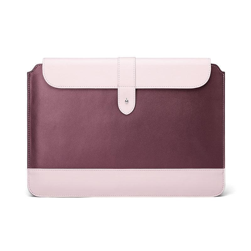 Microfiber Notebook Liner Bag - Wine Red - 13-14 Inch-1915198004948766727