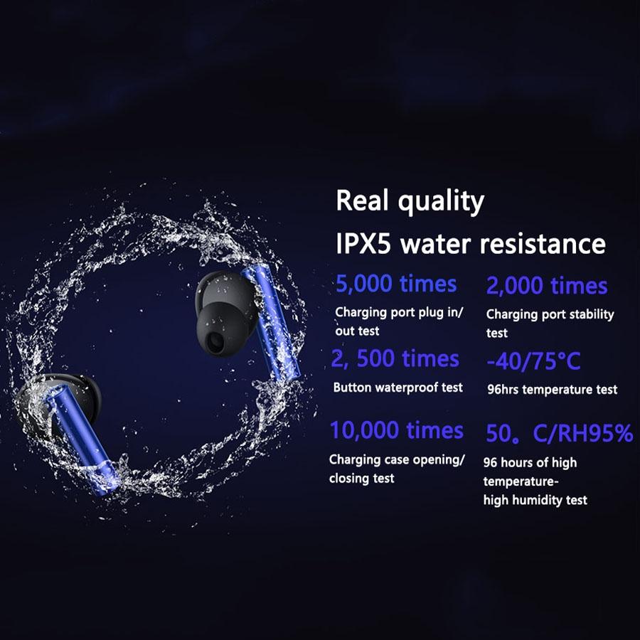 Blue Wireless Active Noise-Cancelling Earbuds For Sports-1922443421608448008