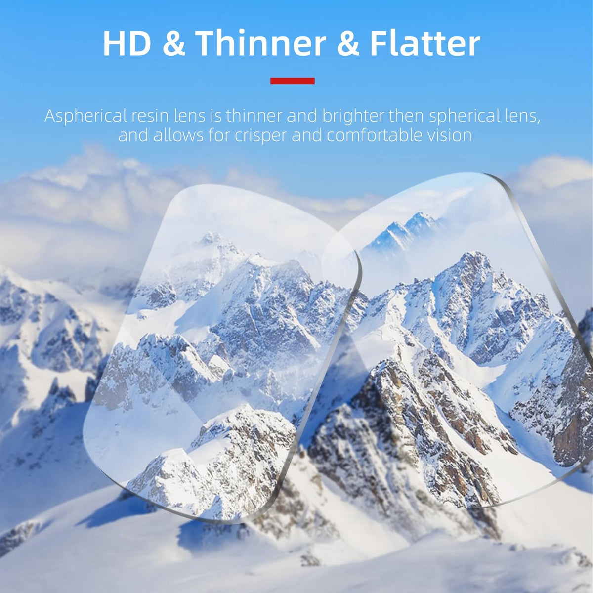 2 Pcs Aspherical Myopia Lens For Dji Fpv Goggles V2 - 400 Degree-1915197180231159811