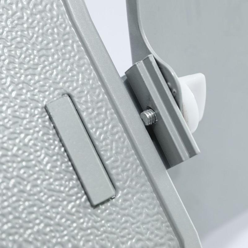 Adjustable Folding Laptop Desk With Mouse Board - Silver-1964932329784872961