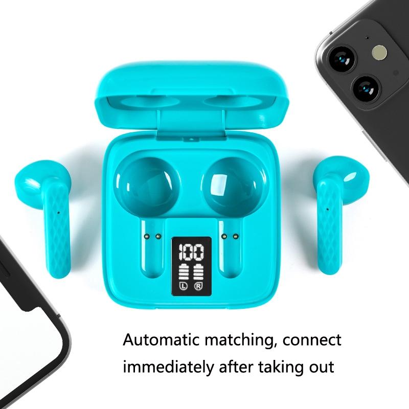 Wireless In-Ear Earphone With Touch Control And Led Display - Bluetooth 5.0 - White-1915196695541583874