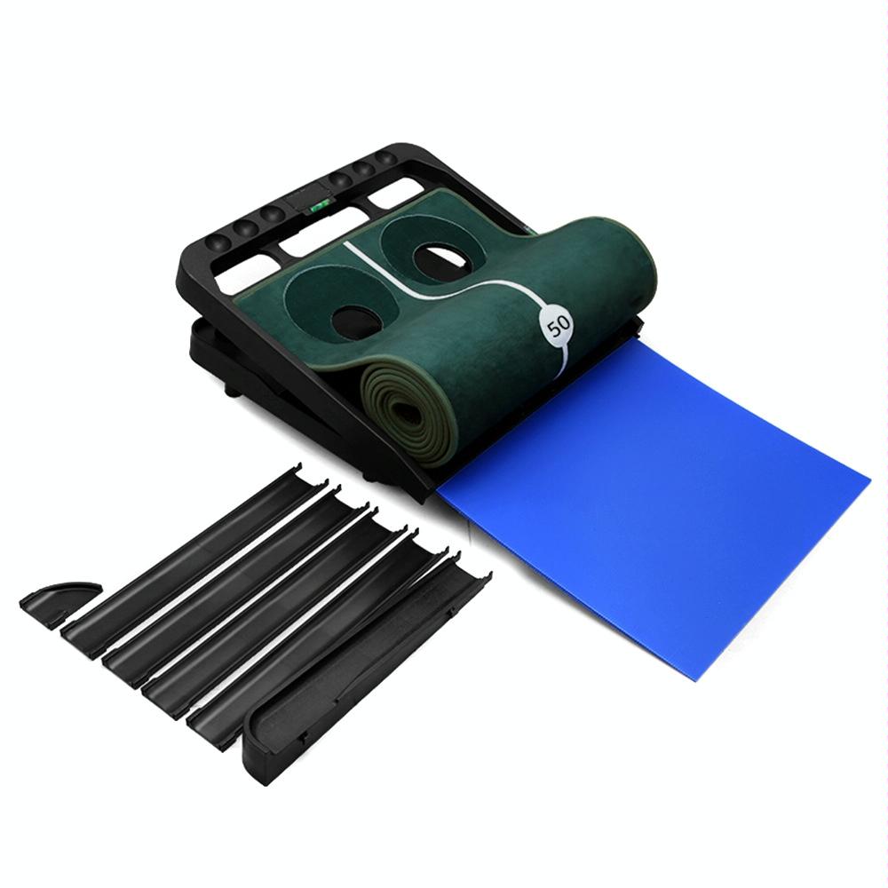 Tl010 Indoor Golf Adjustable Slope Push Rod Practice Home Velvet Practice Blanket Single Exercise Device English Packaging-1922443423051288577