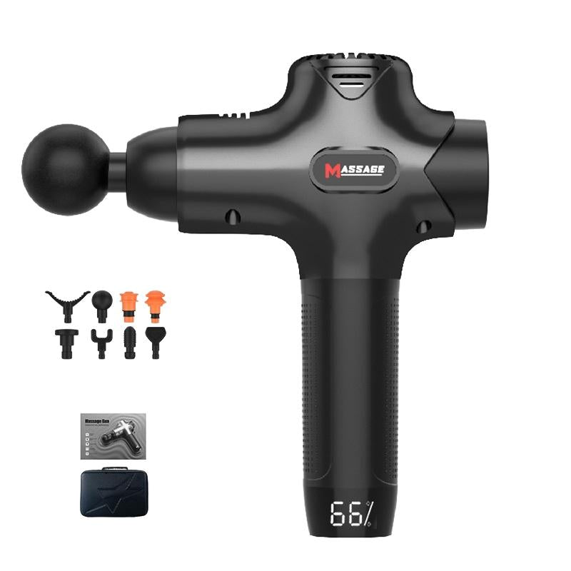 Muscle Vibration Massager For Fitness Massage - Black-1915196529967239168