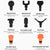 30-Speed Black Muscle Vibration Massager For Fitness Massage-1915196513781420037