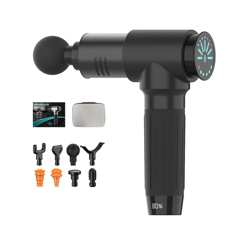7-Speed Black Muscle Vibration Massager For Fitness Massage-1915196516813901830