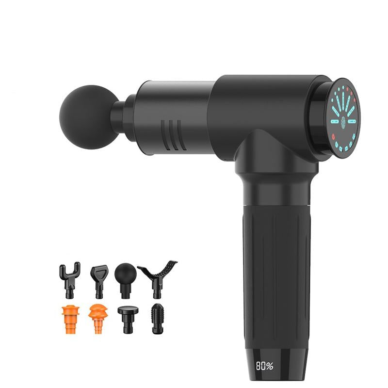 7-Speed Black Muscle Vibration Massager For Fitness Massage-1915196516813901831