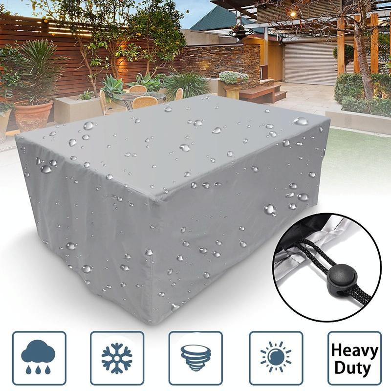 Waterproof Outdoor Furniture Cover - 244X244X30Cm-1964932283513311236
