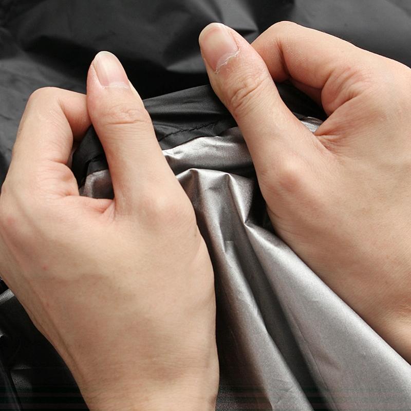 Outdoor Furniture Cover - Rainproof & Dustproof - 221X53X61Cm - Black / Silver-1964932208644984835