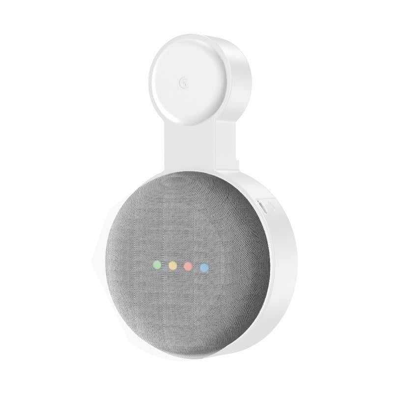 Google Nest Mini Wall Bracket With Cable Storage - White-1962691921080094726