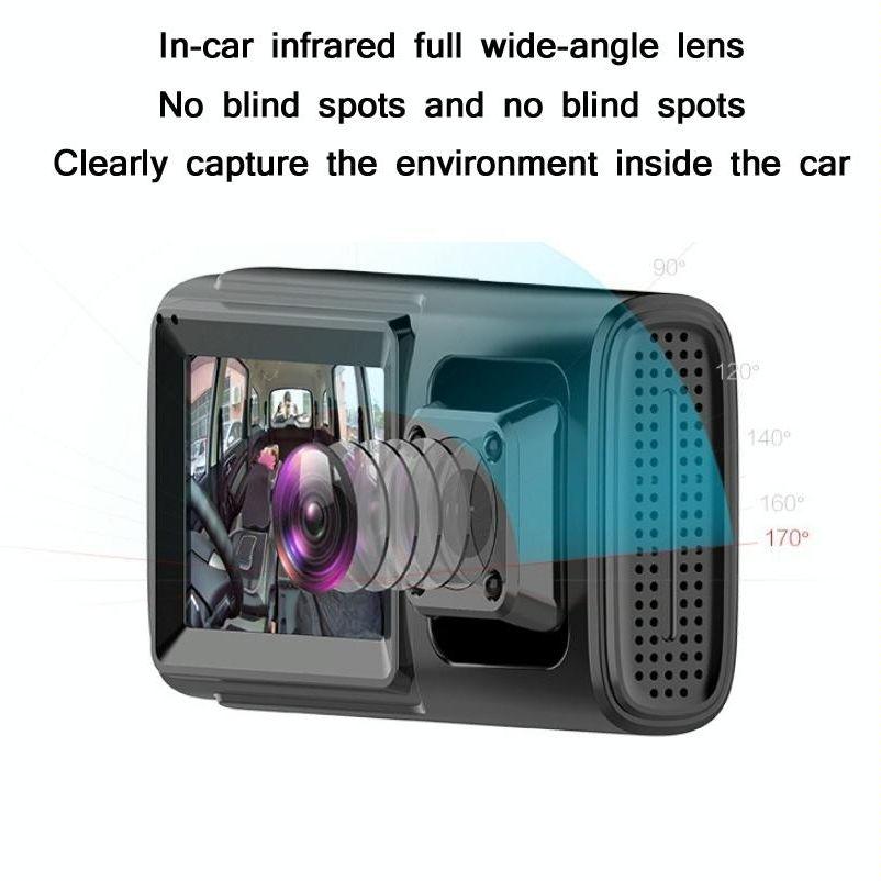 1080P In-Car Night Vision Driving Recorder With Hidden Infrared-1915198284415242243